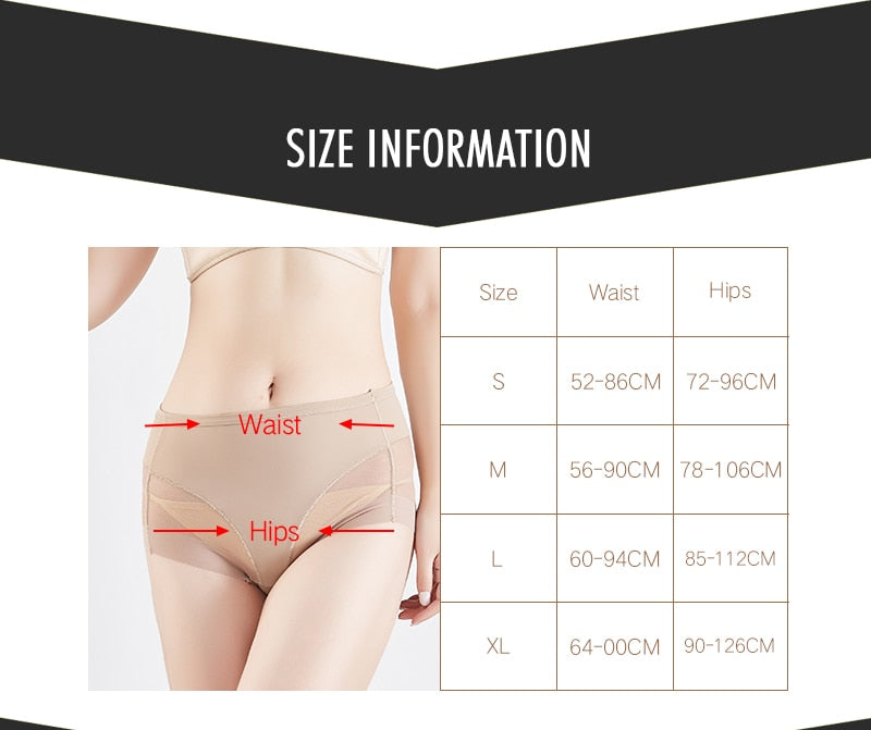 Seamless Breathable Mesh Intimates Body Shaping Panties