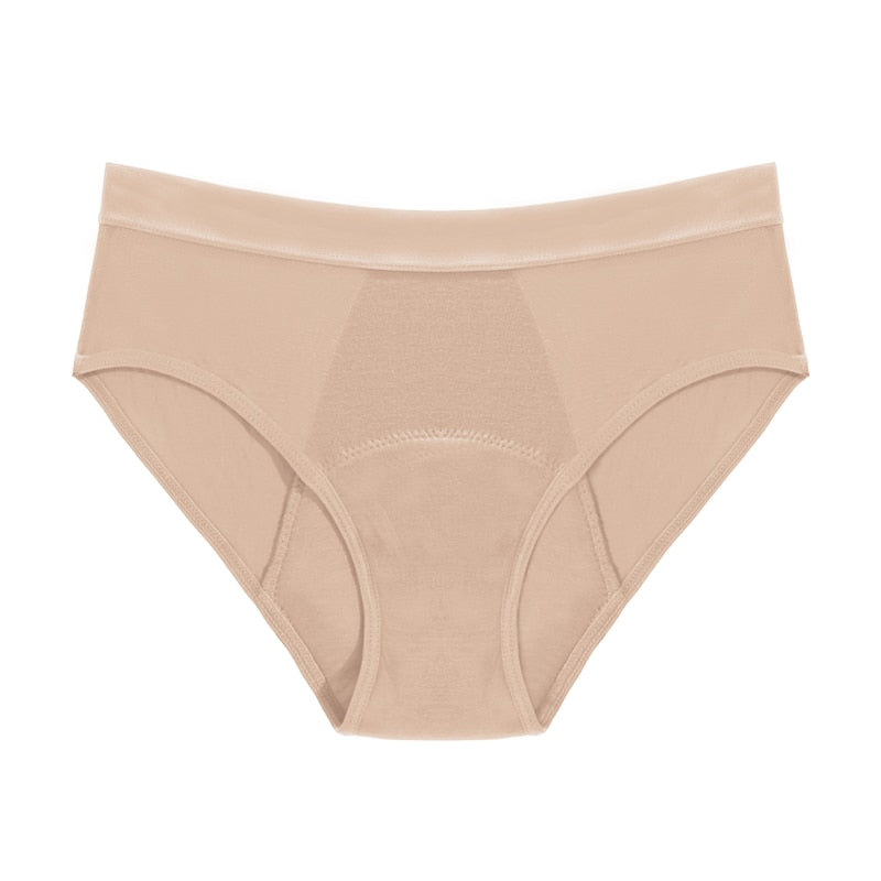 Womens Period Pants Underwear 4-Layer Leak Proof Menstrual Briefs